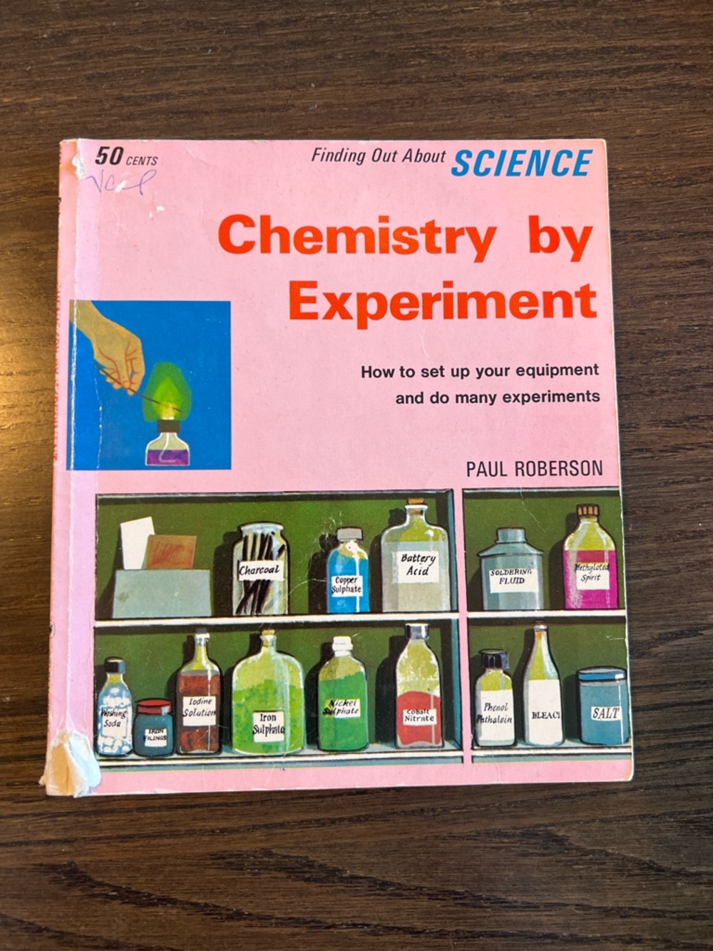 Vintage Chemistry by Experiment Pink Science Book